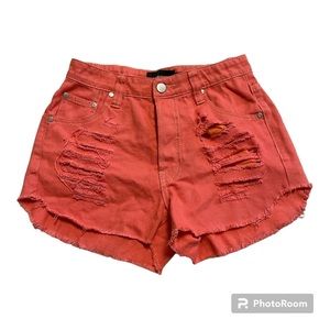 MINK PINK JEAN SHORTS